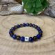 Skorpió horoszkóp ásvány karkötő | Lapis Lazuli, Füstkvarc