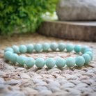 Amazonit ásványkarkötő – 8 mm belső béke és harmónia