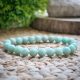 Amazonit ásványkarkötő – 8 mm belső béke és harmónia